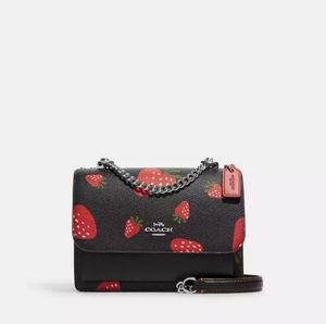 NWT Coach Mini Klare Crossbody Strawberry 🍓